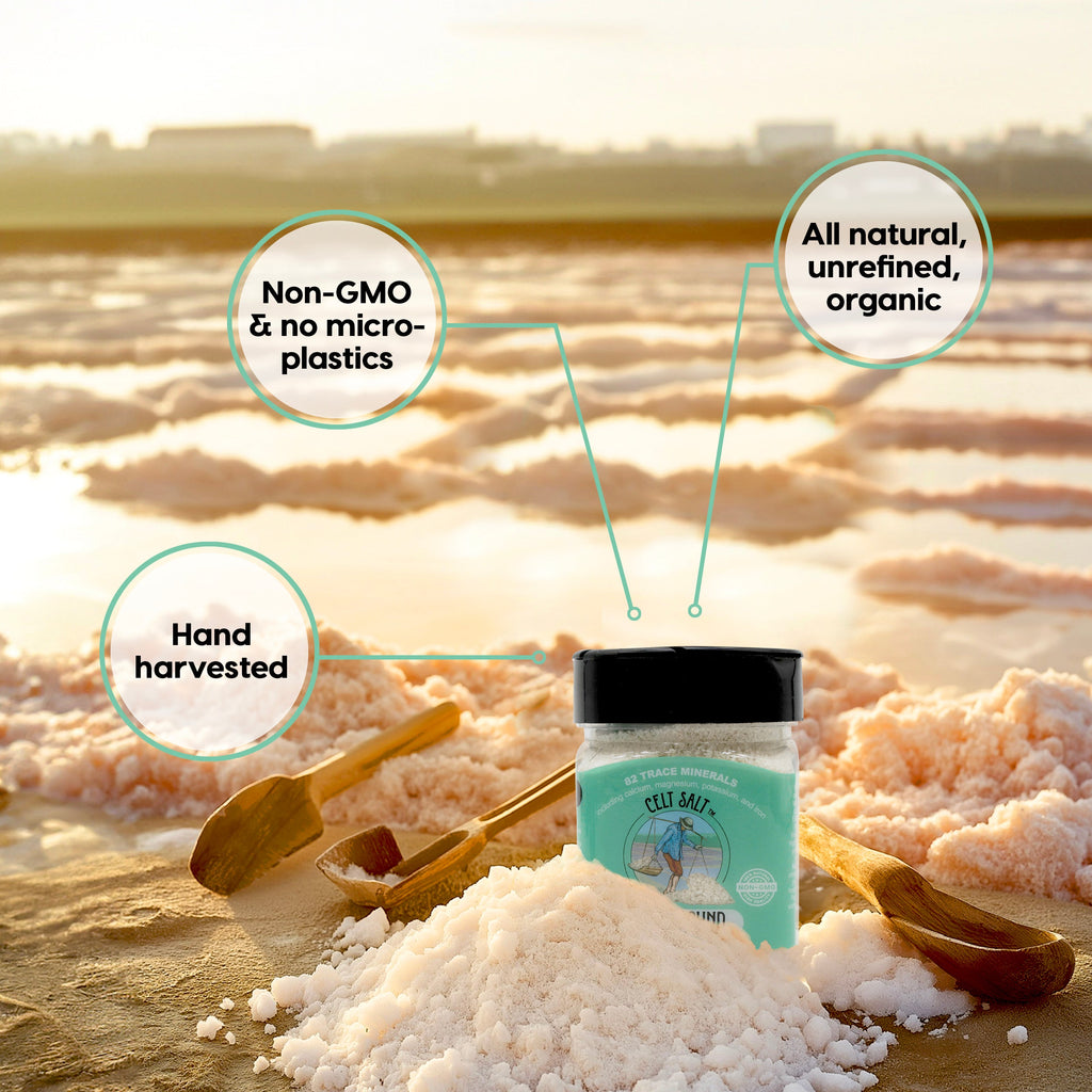 French Grey Sea Salt Coarse Ground – 8 oz Shaker